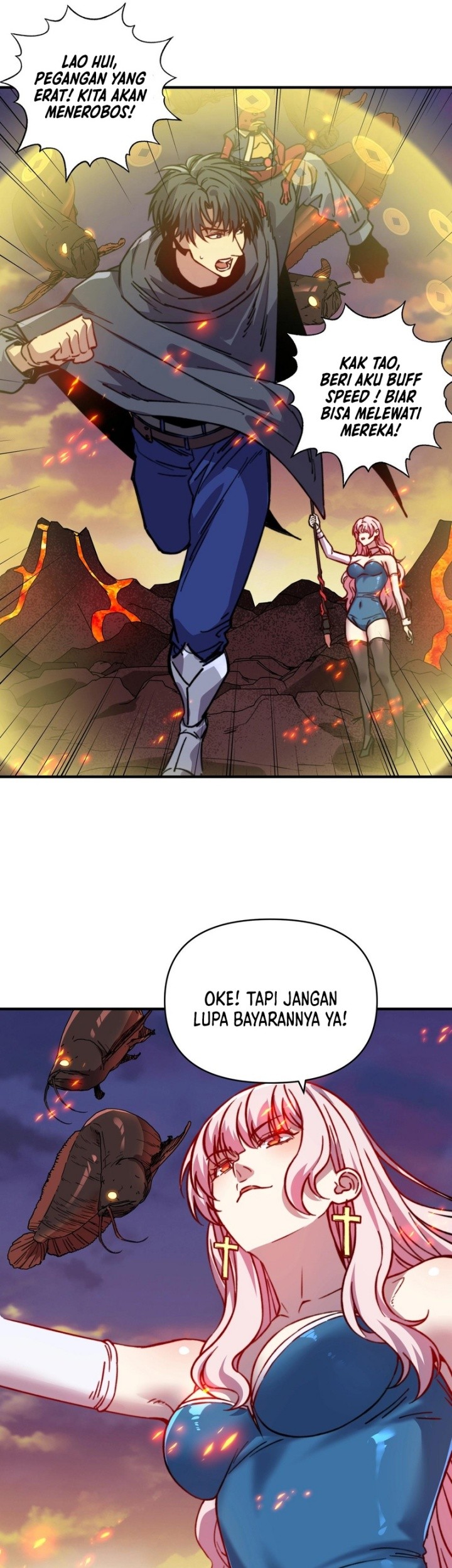 Start by changing your job to the God of Wealth and taming billions of divine pets! Chapter 27 Gambar 10