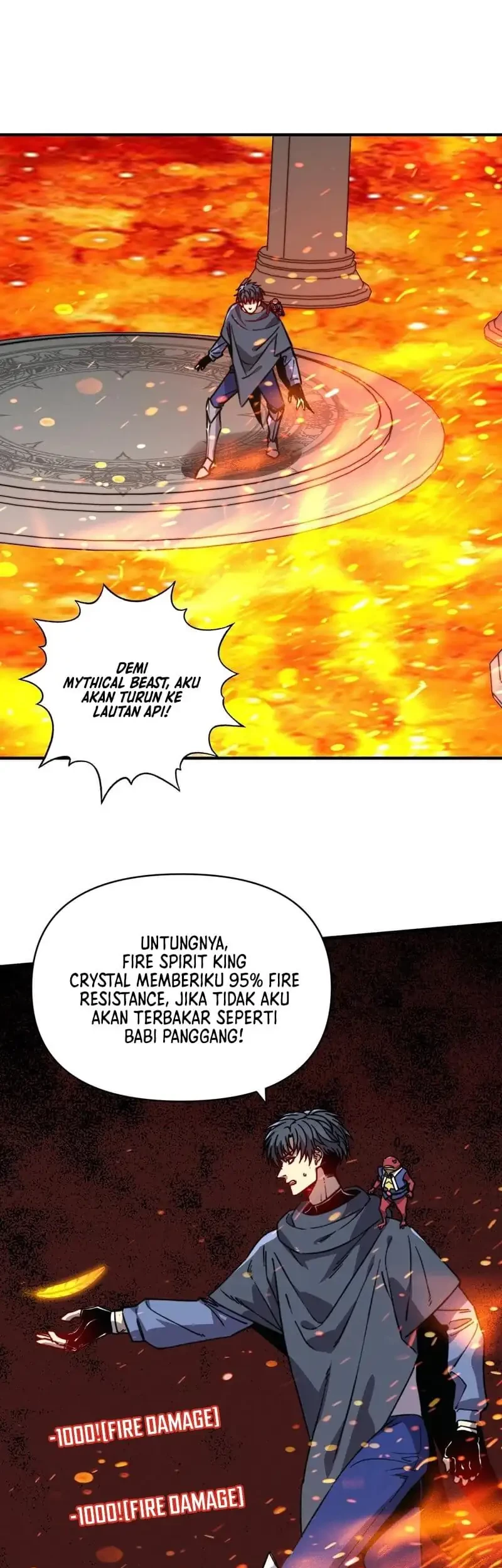 Start by changing your job to the God of Wealth and taming billions of divine pets! Chapter 28 Gambar 11