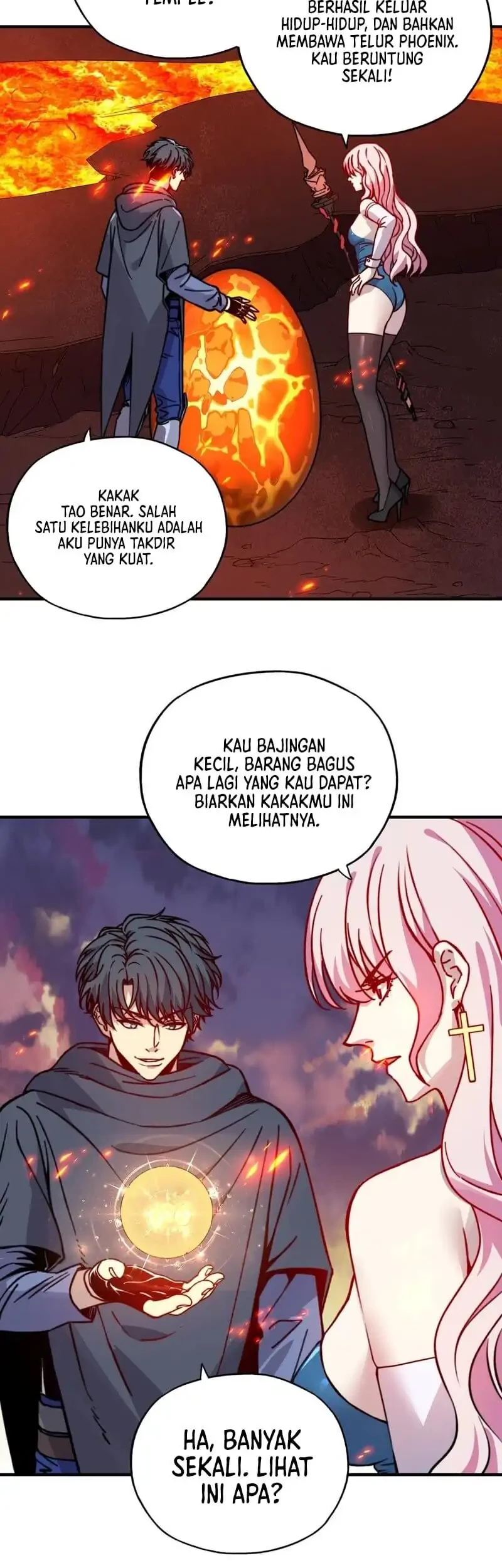 Start by changing your job to the God of Wealth and taming billions of divine pets! Chapter 30 Gambar 20
