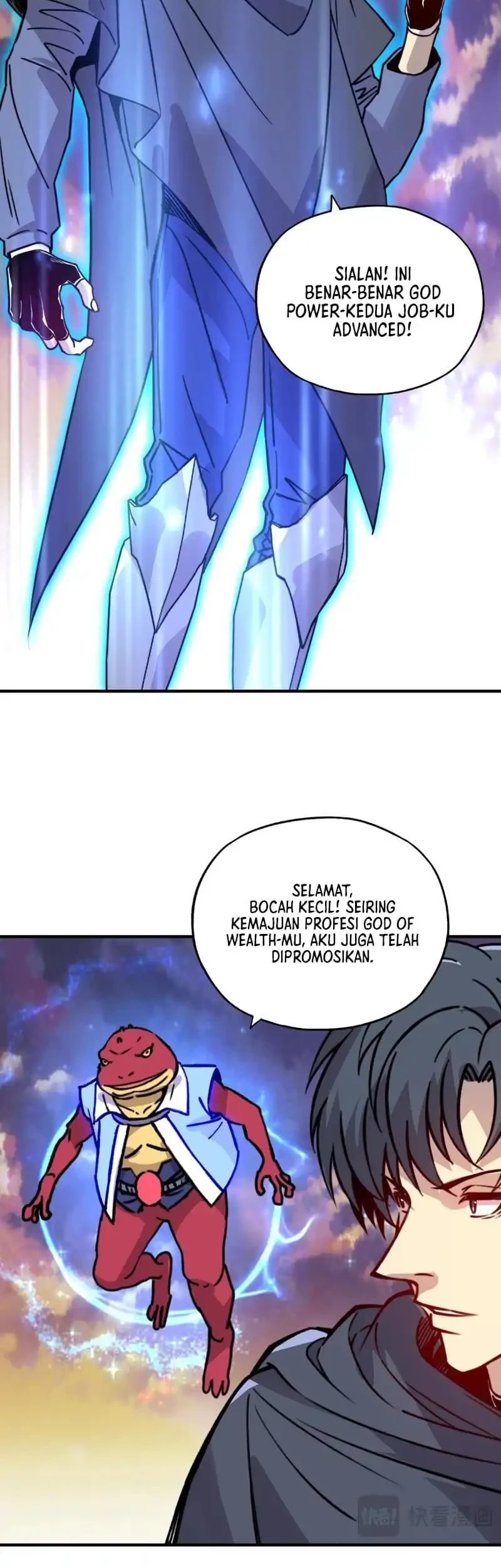 Start by changing your job to the God of Wealth and taming billions of divine pets! Chapter 30 Gambar 22