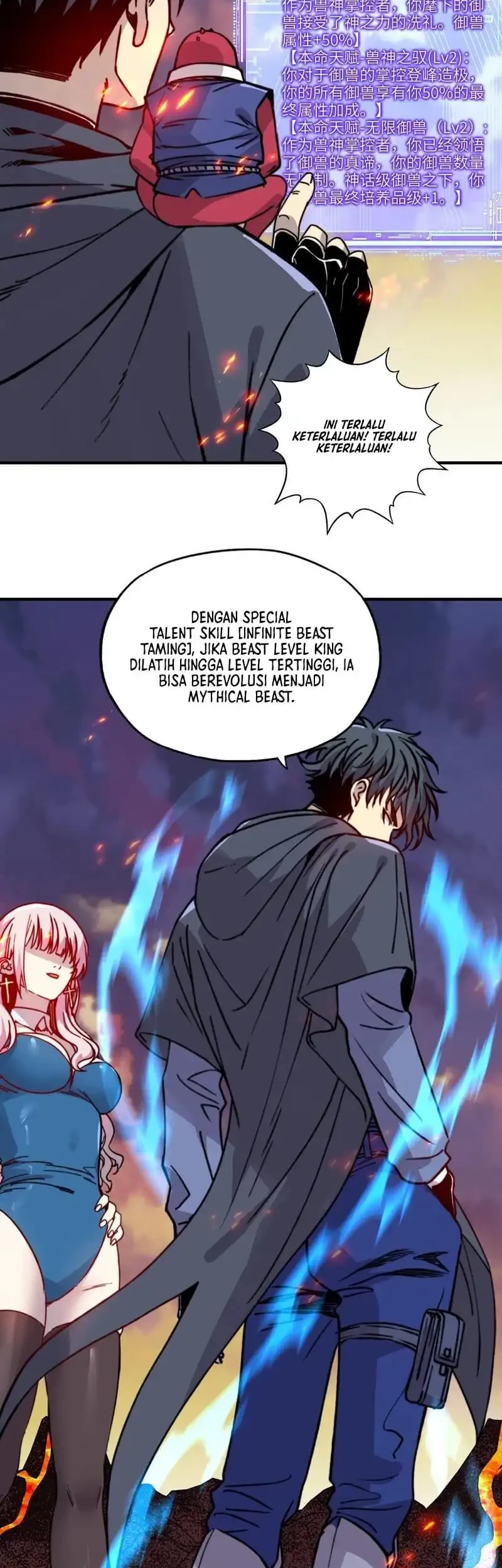 Start by changing your job to the God of Wealth and taming billions of divine pets! Chapter 30 Gambar 25