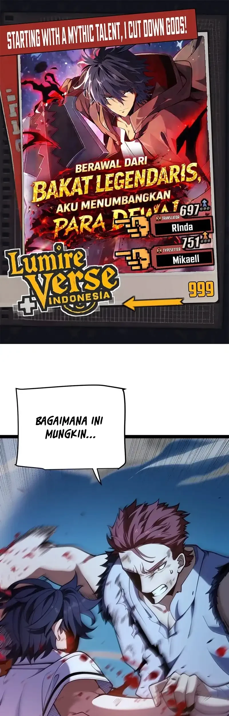 starting with a mythic talent i cut down gods chapter 13 - Page 1