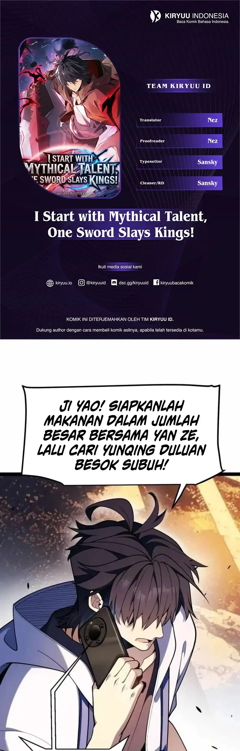 Komik Starting with a Mythic Talent, I Cut Down Gods! Chapter 59 gambar 1