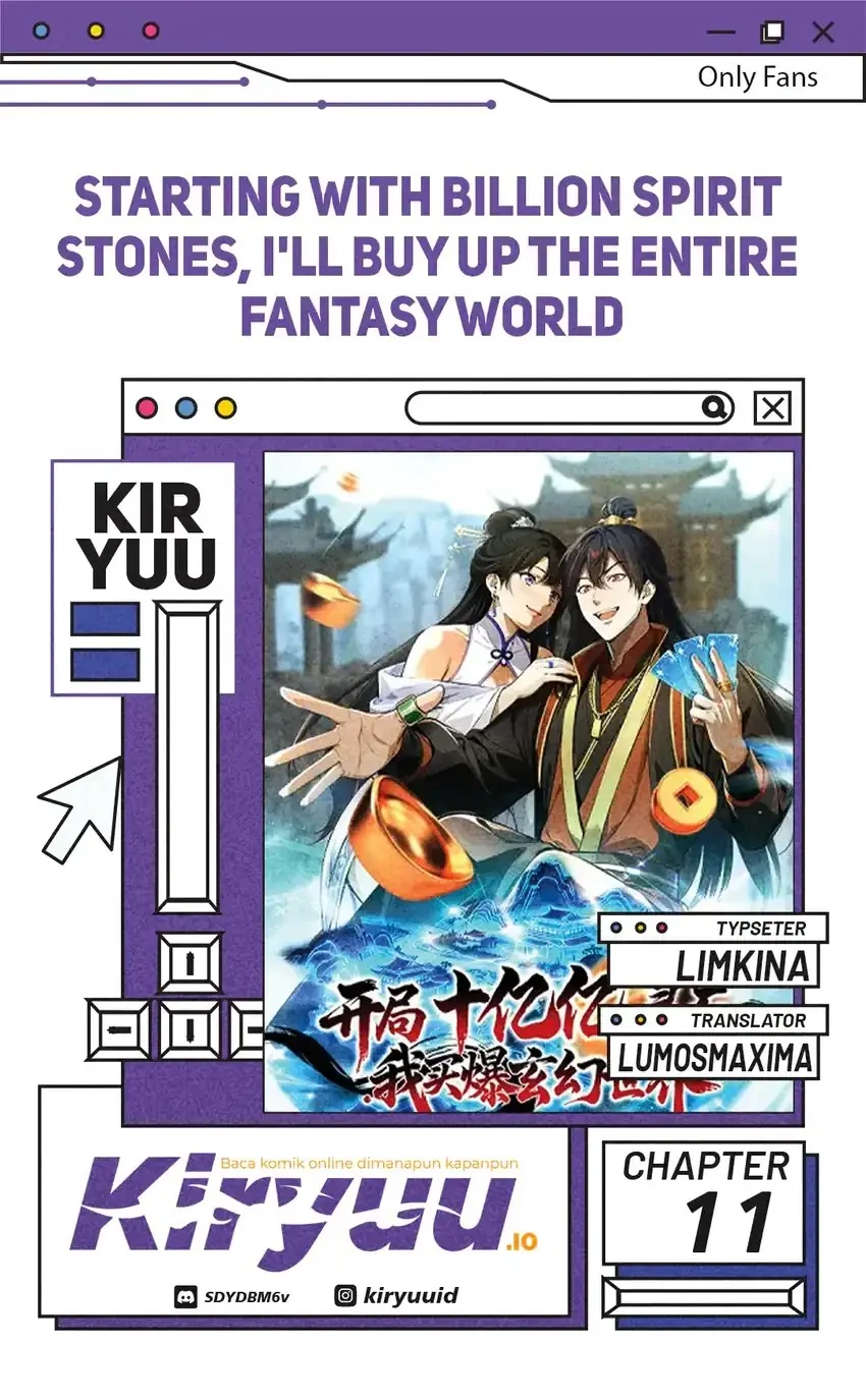 Komik Starting with Ten Billion Billion Spirit Stones, I Buy Out the Fantasy World Chapter 11 gambar 1