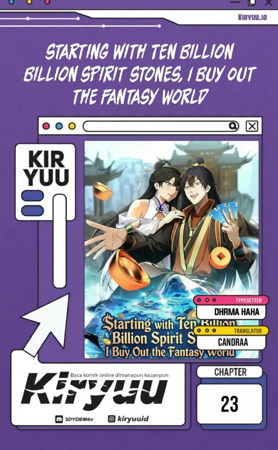 Komik Starting with Ten Billion Billion Spirit Stones, I Buy Out the Fantasy World Chapter 23 gambar 1