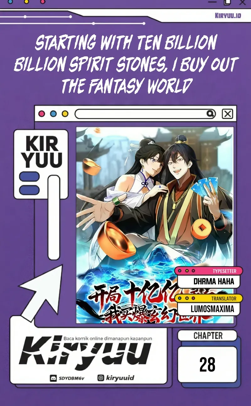 Komik Starting with Ten Billion Billion Spirit Stones, I Buy Out the Fantasy World Chapter 28 gambar 1