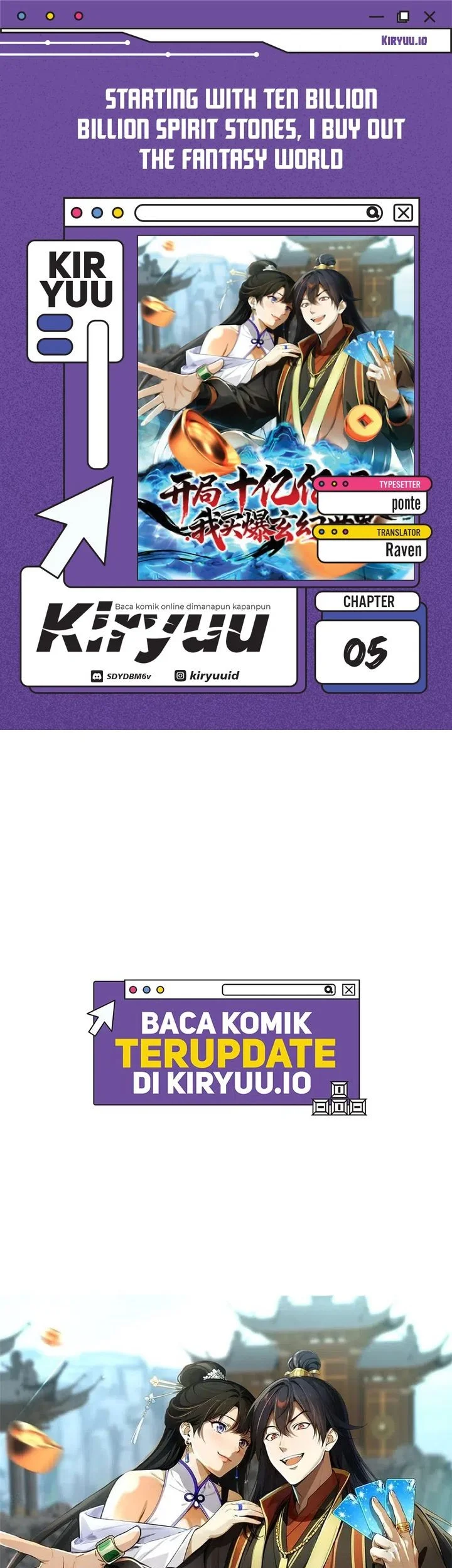 Komik Starting with Ten Billion Billion Spirit Stones, I Buy Out the Fantasy World Chapter 5 gambar 1