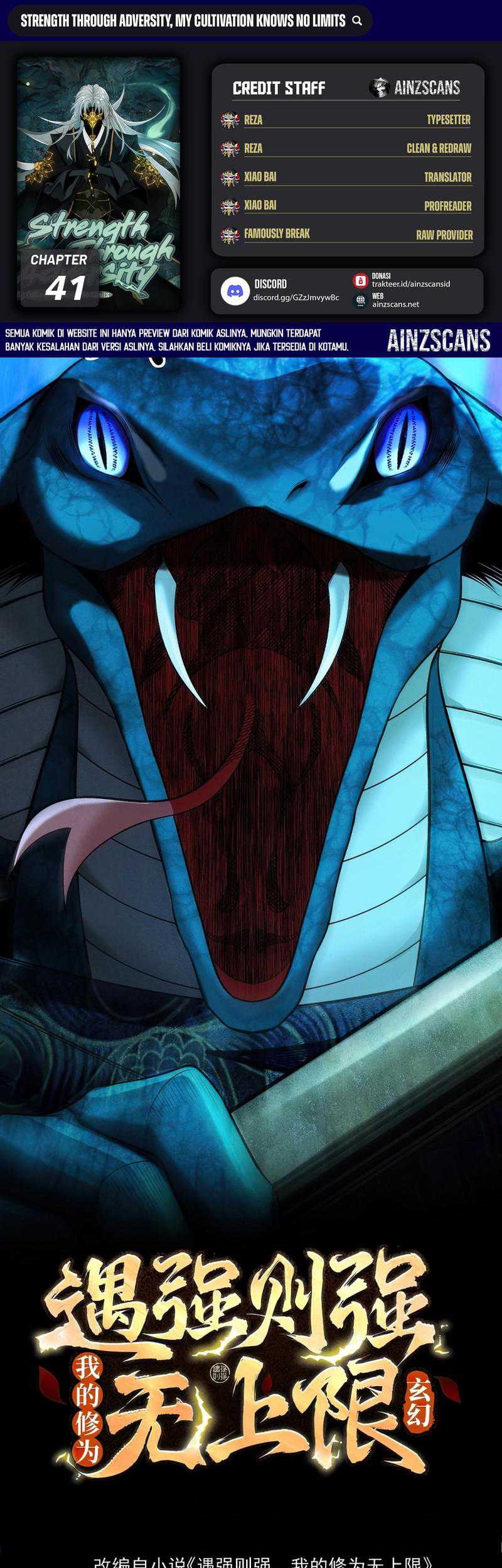 Komik Strength Through Adversity, My Cultivation Knows No Limits Chapter 41 gambar nomor 1