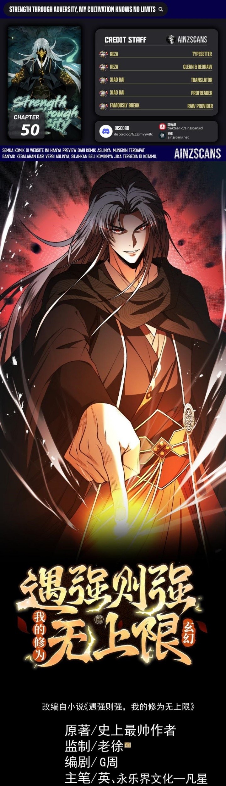 Baca Komik Strength Through Adversity, My Cultivation Knows No Limits Chapter 50 Gambar 1