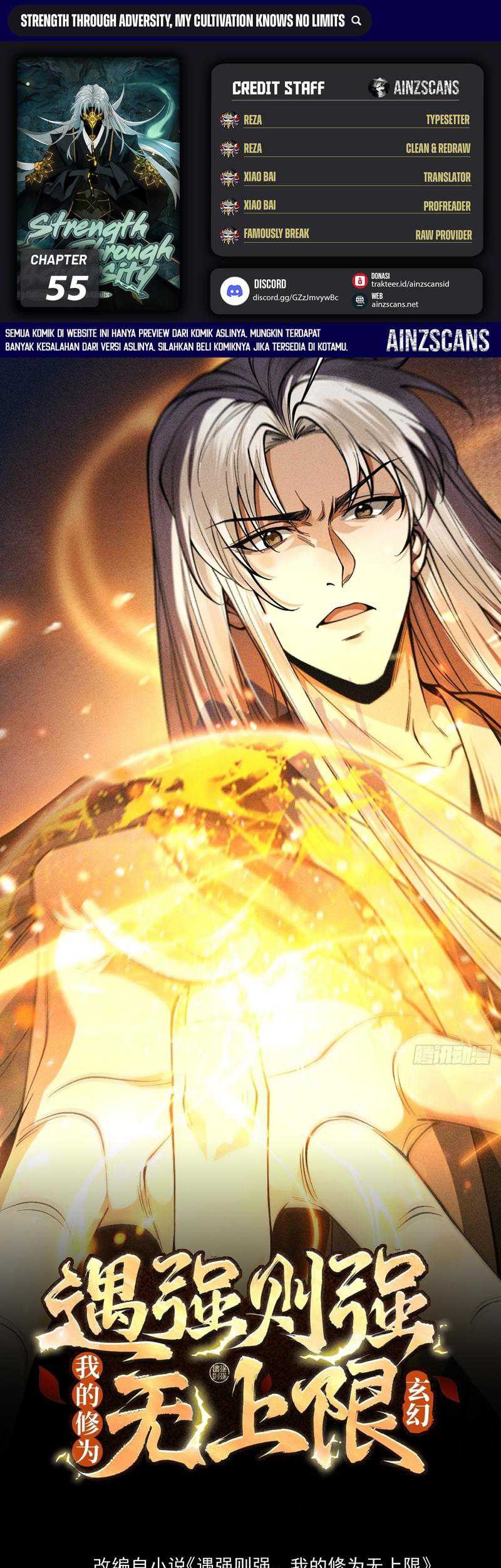 Baca Komik Strength Through Adversity, My Cultivation Knows No Limits Chapter 55 Gambar 1