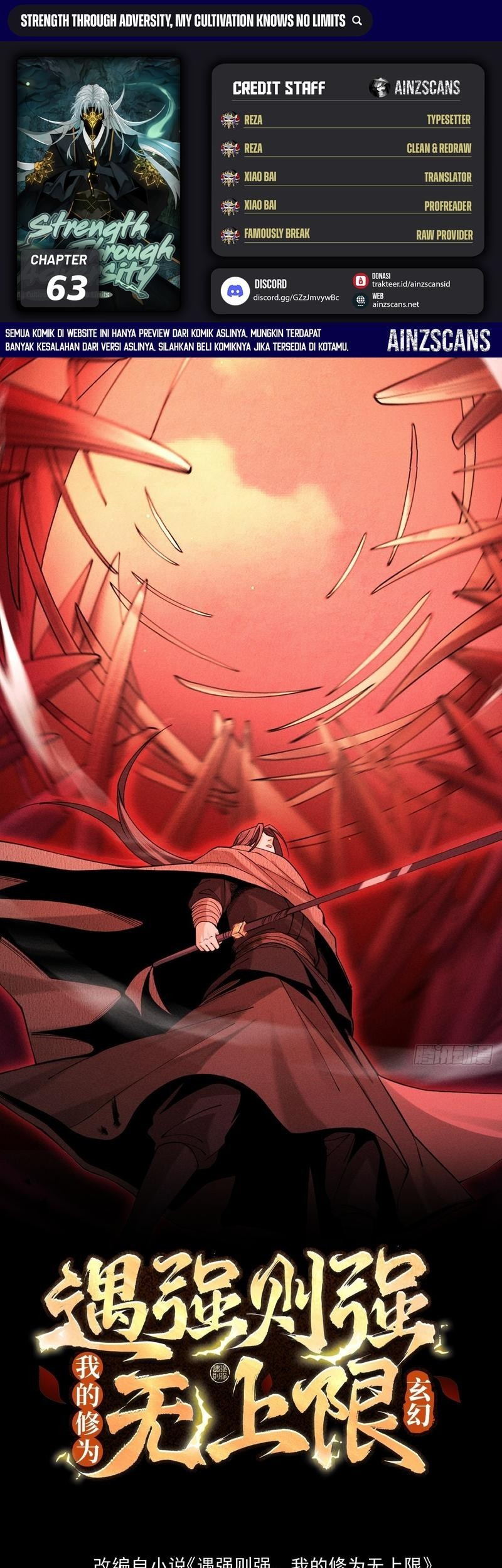 Baca Komik Strength Through Adversity, My Cultivation Knows No Limits Chapter 63 Gambar 1