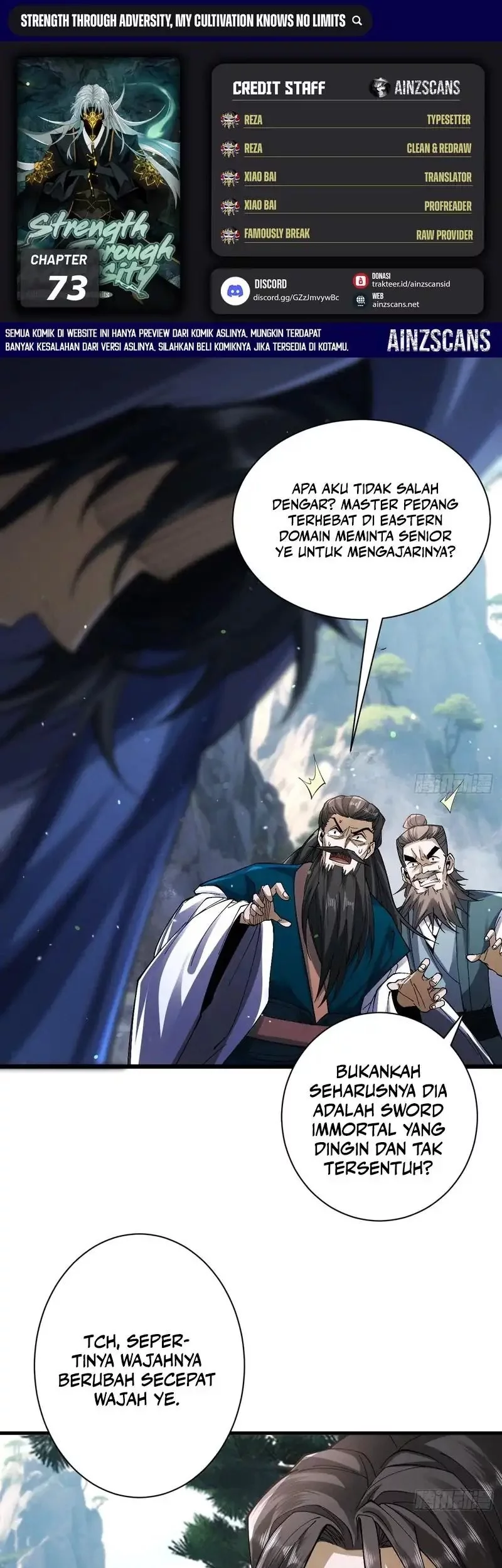 Komik Strength Through Adversity, My Cultivation Knows No Limits Chapter 73 gambar nomor 1
