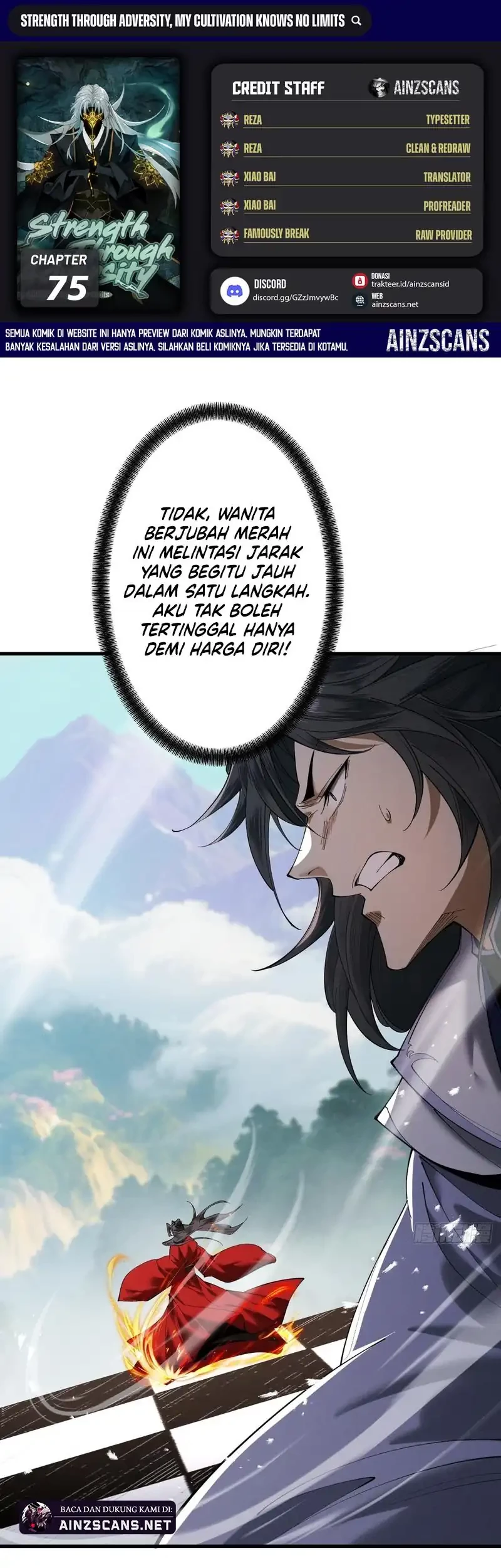 Komik Strength Through Adversity, My Cultivation Knows No Limits Chapter 75 gambar nomor 1