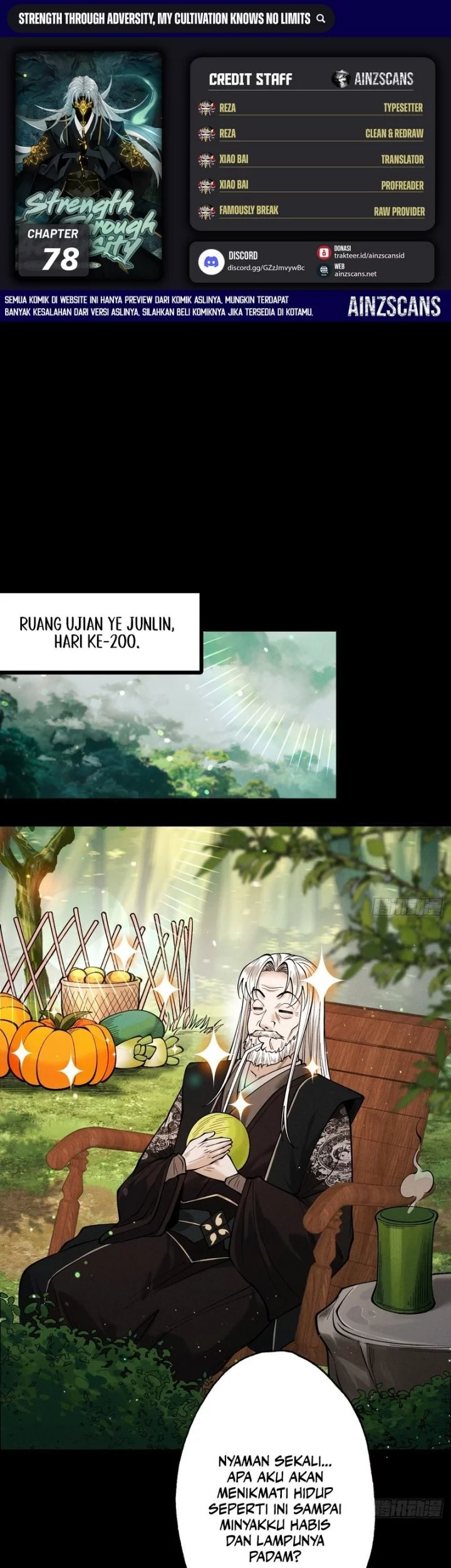 Baca Komik Strength Through Adversity, My Cultivation Knows No Limits Chapter 78 Gambar 1