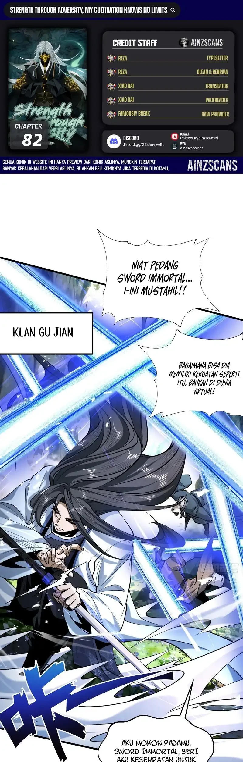 Komik Strength Through Adversity, My Cultivation Knows No Limits Chapter 82 gambar nomor 1