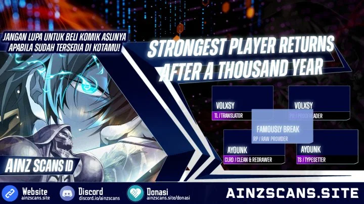 Komik Strongest Player Returns After A Thousand Years Chapter 1 gambar 1