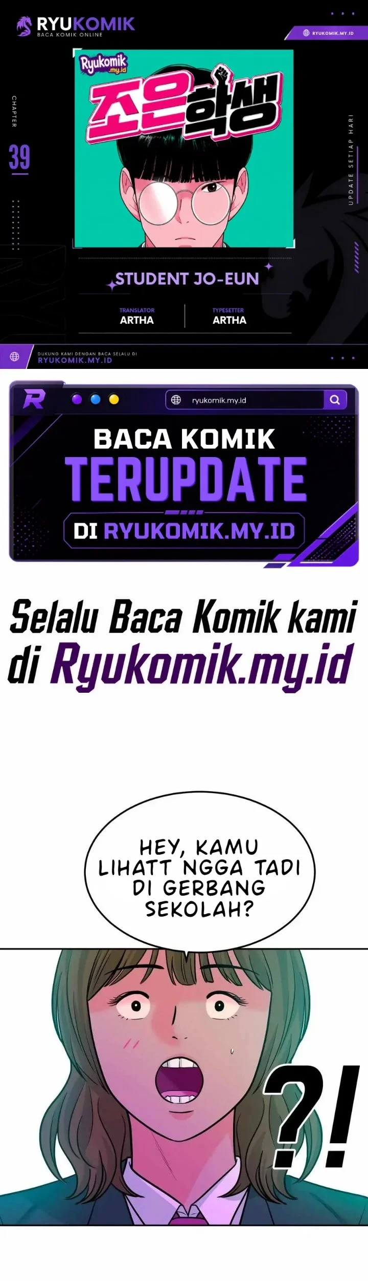 Komik Student Jo-Eun Chapter 39 gambar 1