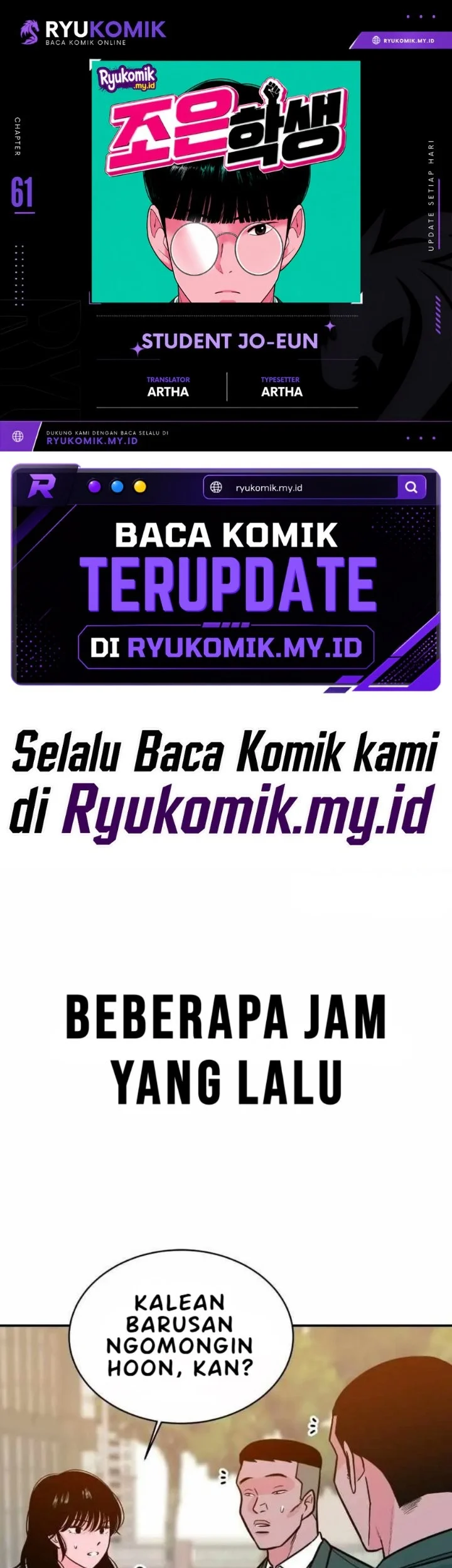 Komik Student Jo-Eun Chapter 61 gambar 1