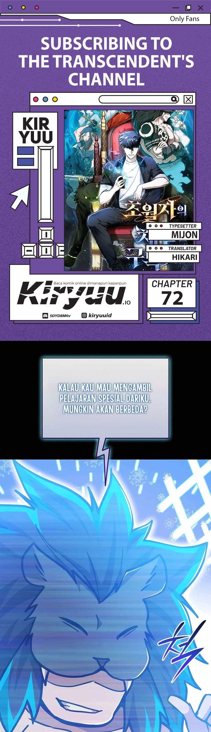 Baca Komik Subscribing to the Transcendent’s Channel Chapter 72 Gambar 1