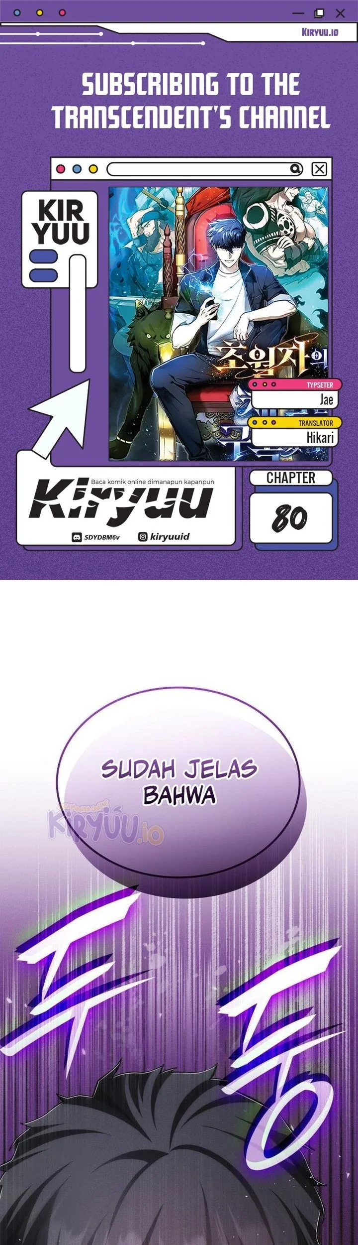 Baca Komik Subscribing to the Transcendent’s Channel Chapter 80 Gambar 1