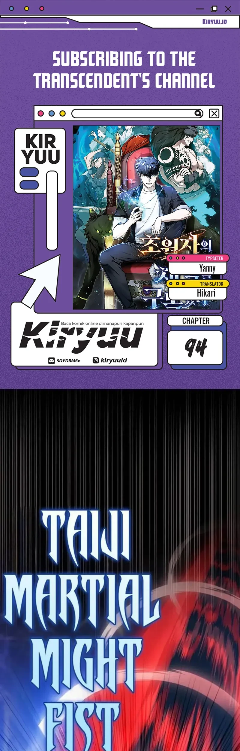 Komik Subscribing to the Transcendent’s Channel Chapter 94 gambar 1