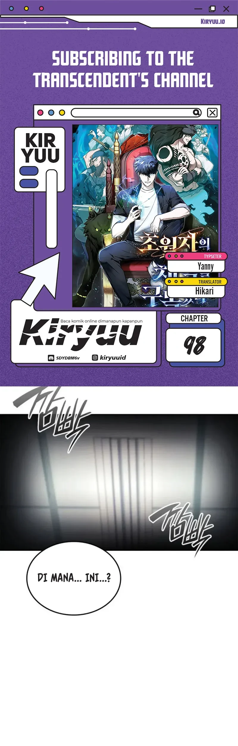 Komik Subscribing to the Transcendent’s Channel Chapter 98 gambar 1