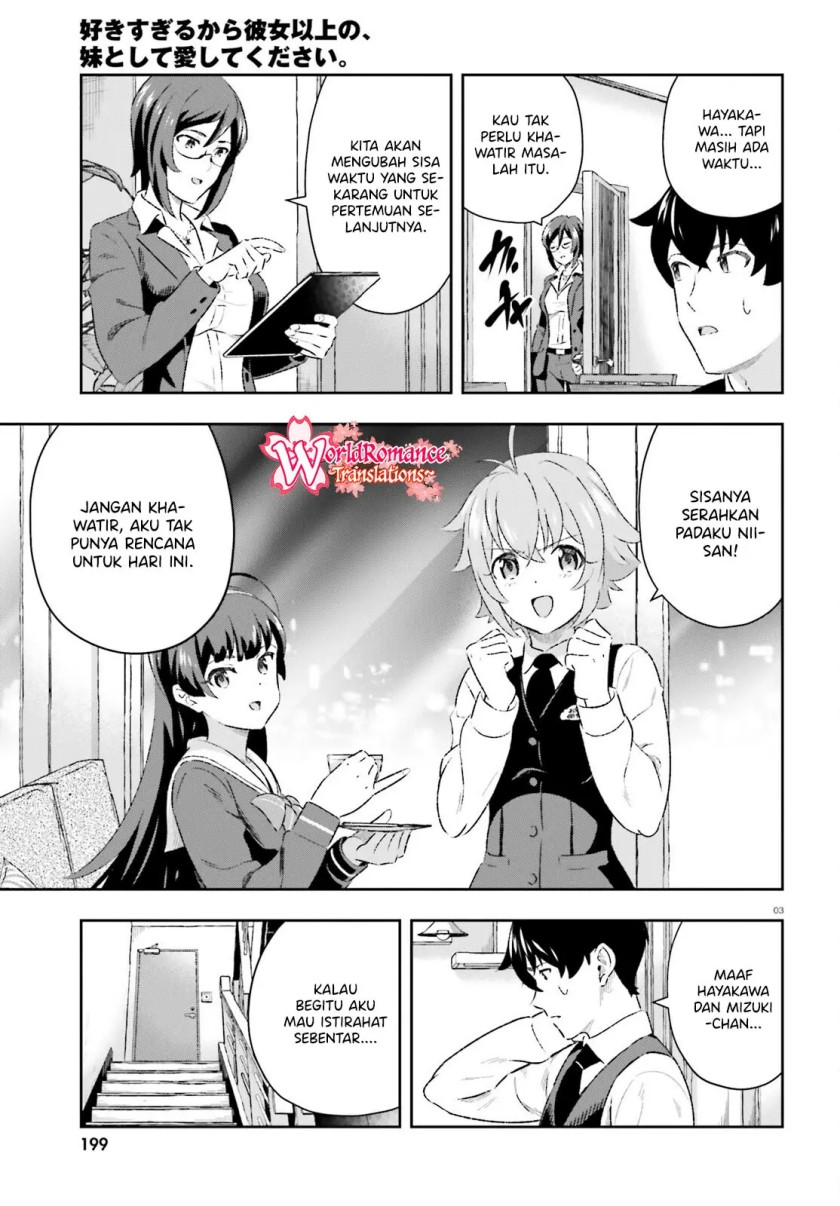 Suki Sugiru Kara Kanojo Ijou no, Imouto Toshite Aishite Kudasai Chapter 8 Gambar 5