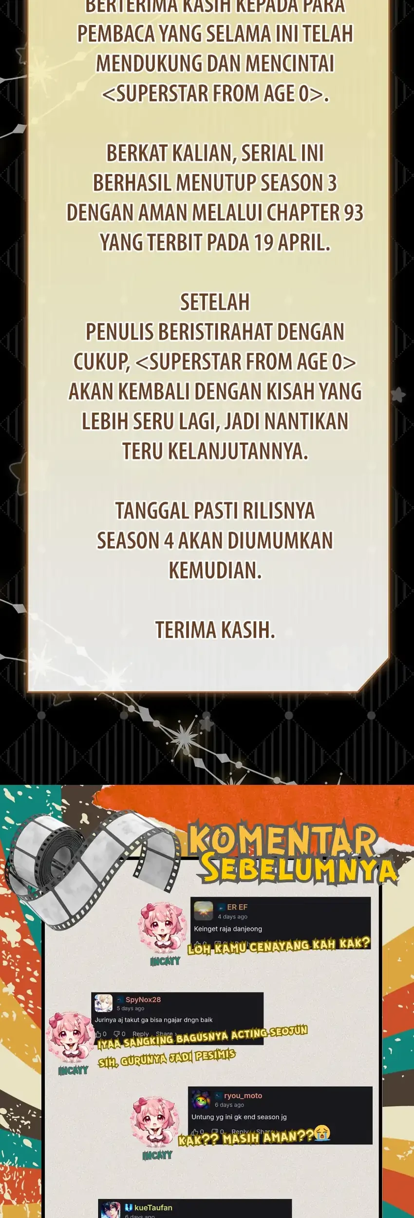 Superstar From Age 0 Chapter 93 Gambar 69