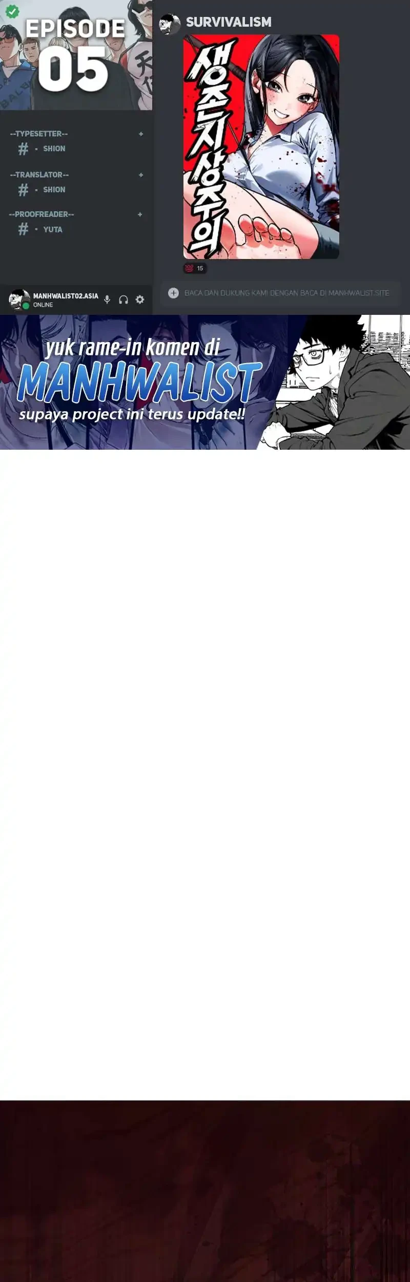 Komik Survival Supremacy Chapter 5 gambar 1