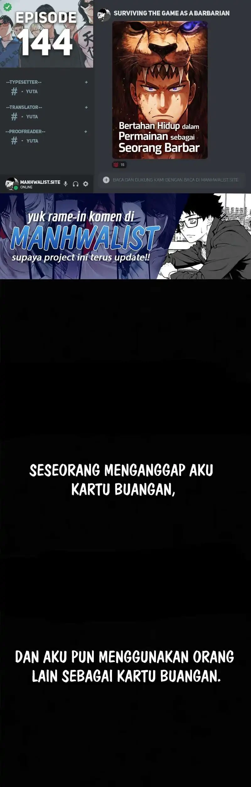 Komik Survive as a Barbarian in the Game Chapter 144 gambar 1