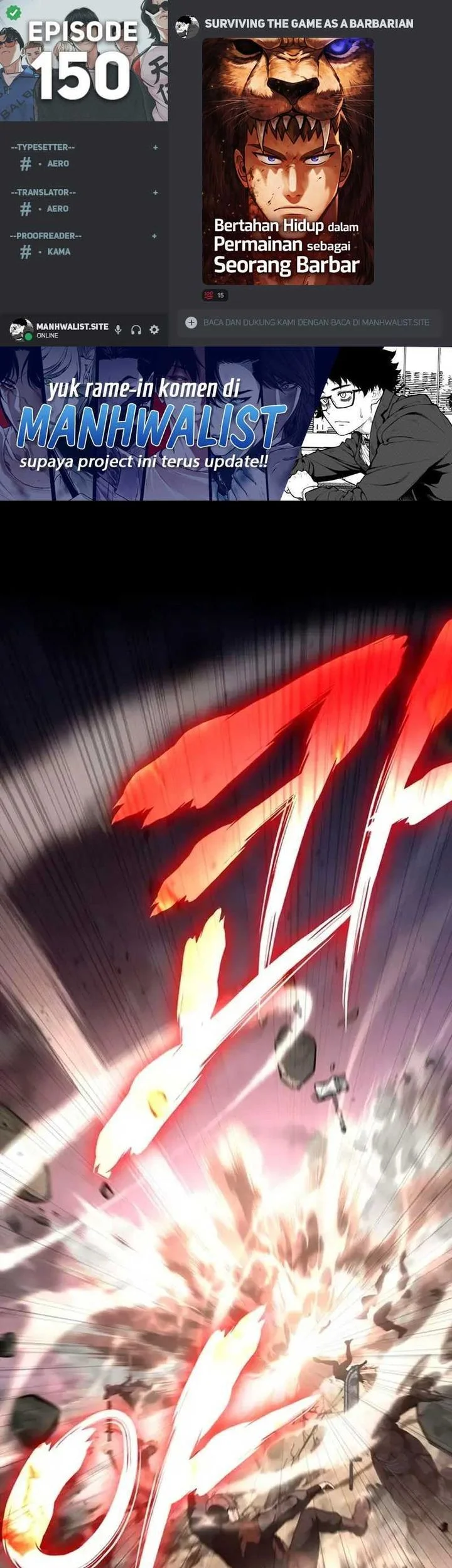 Komik Survive as a Barbarian in the Game Chapter 150 gambar 1