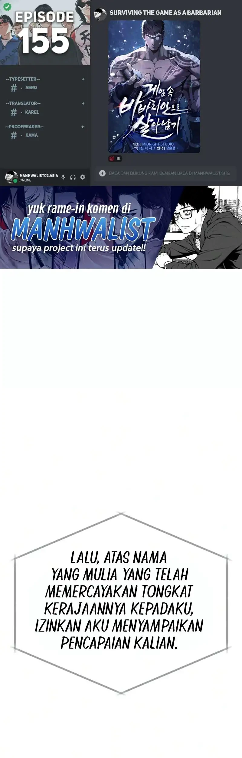 Survive as a Barbarian in the Game Chapter 155 halaman 2