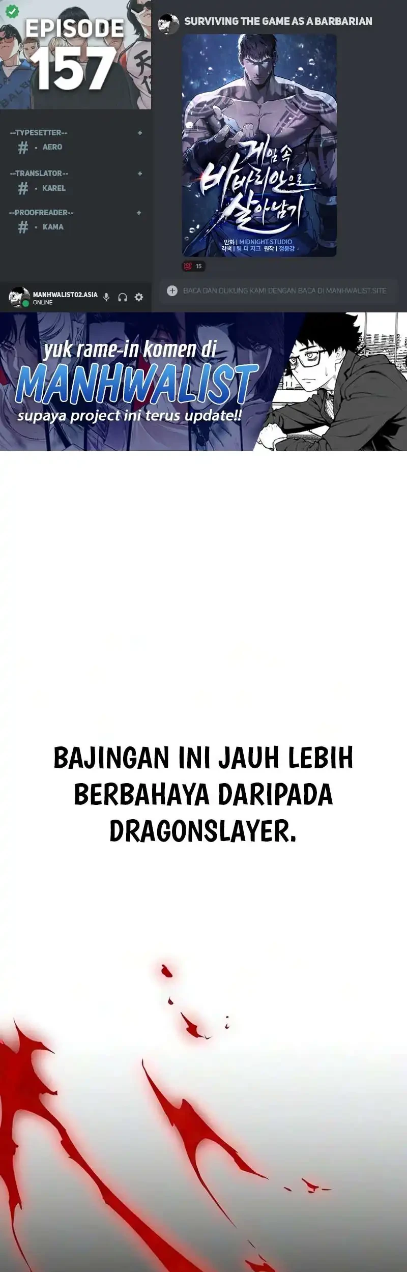 Survive as a Barbarian in the Game Chapter 157 halaman 2