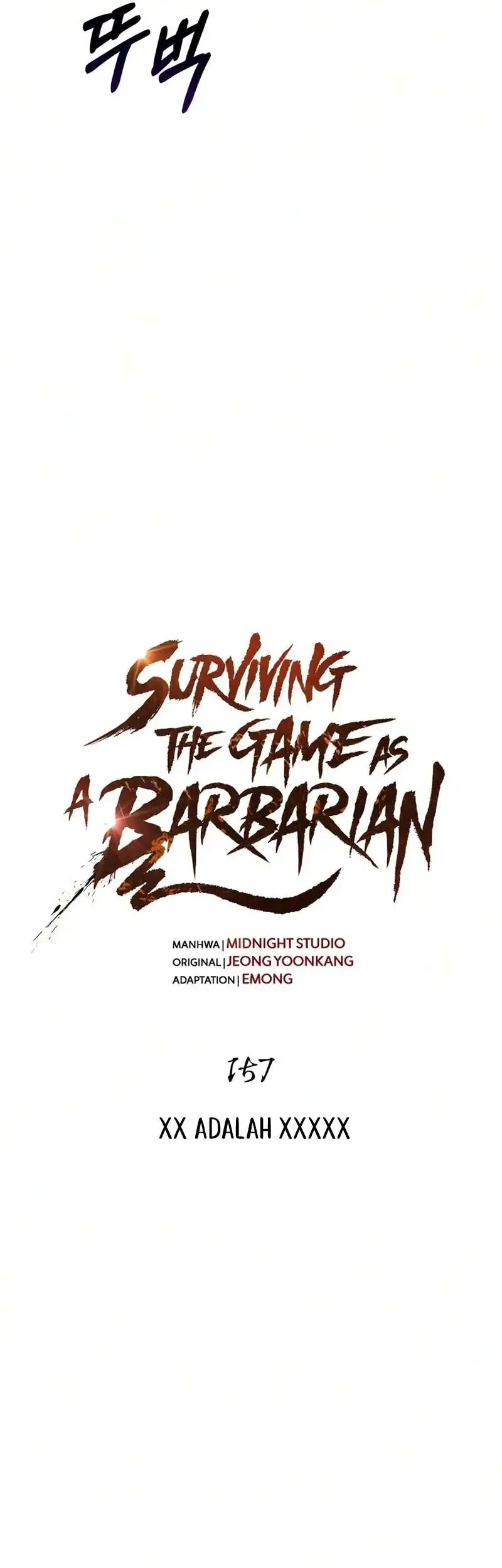 Survive as a Barbarian in the Game Chapter 157 halaman 14