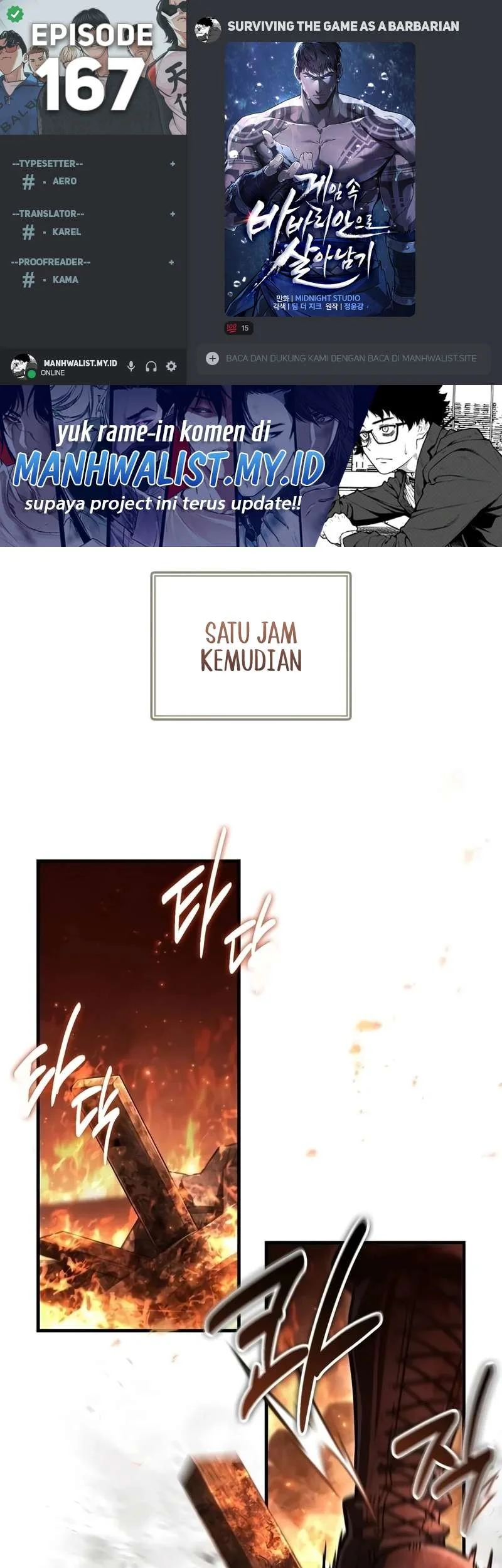 Komik Survive as a Barbarian in the Game Chapter 167 gambar 1