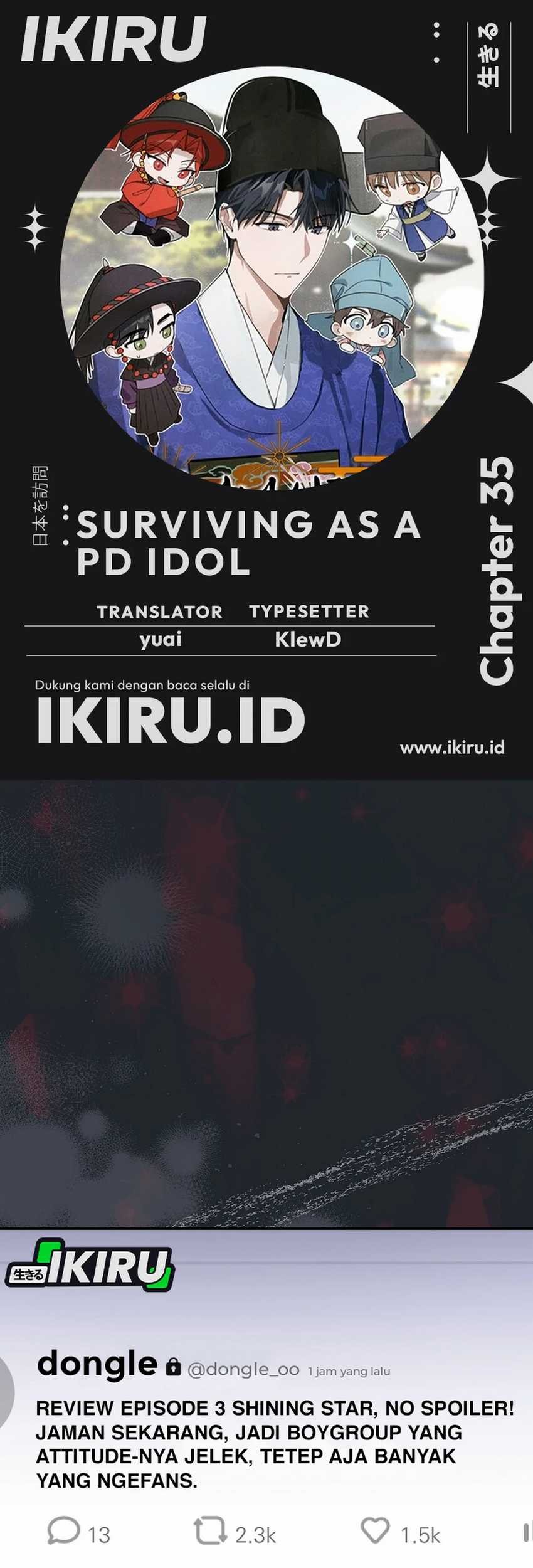 Komik Surviving as a PD Idol Chapter 35 gambar nomor 1