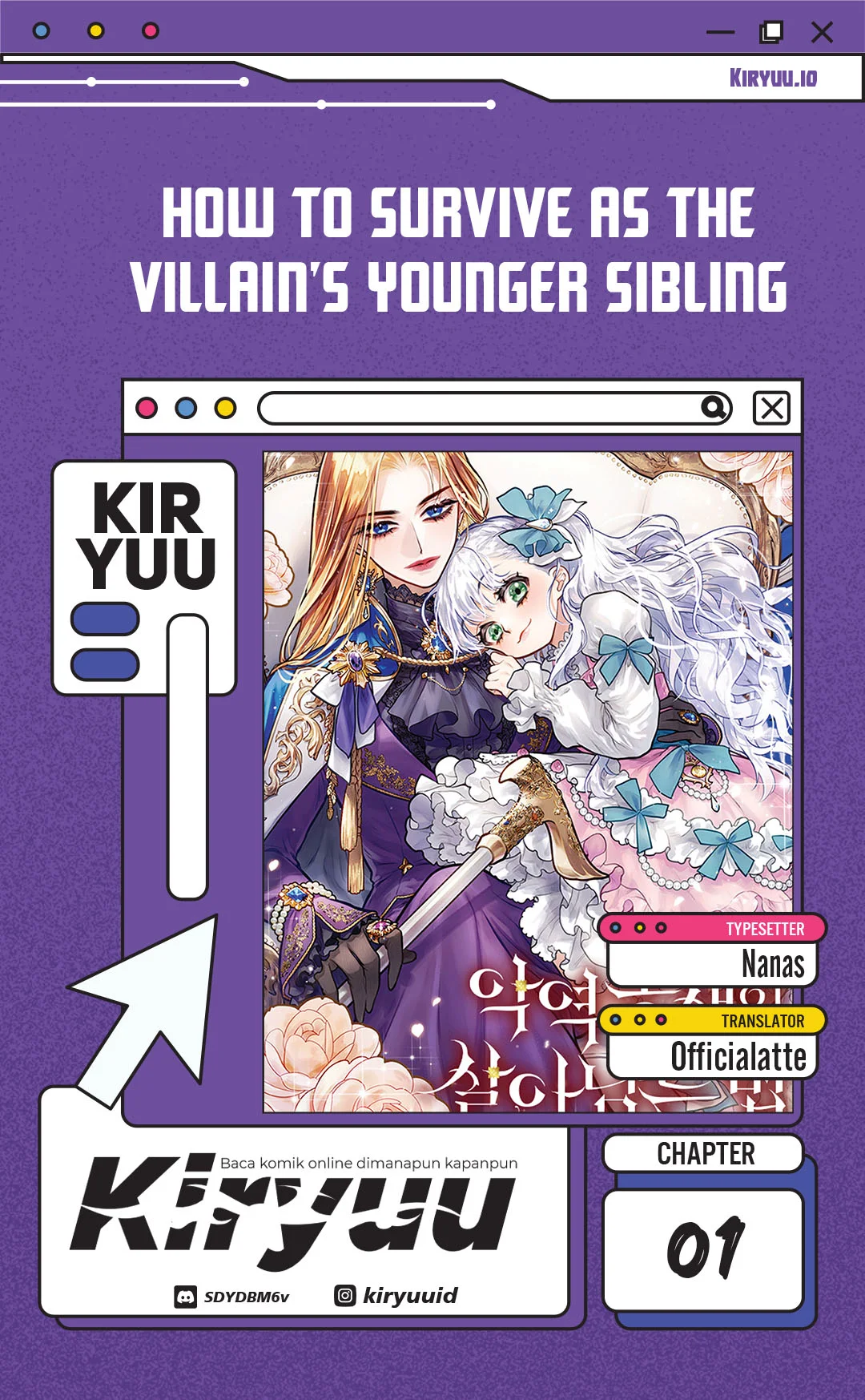 Komik Surviving as the Villainous Younger Sister Chapter 1 gambar 1