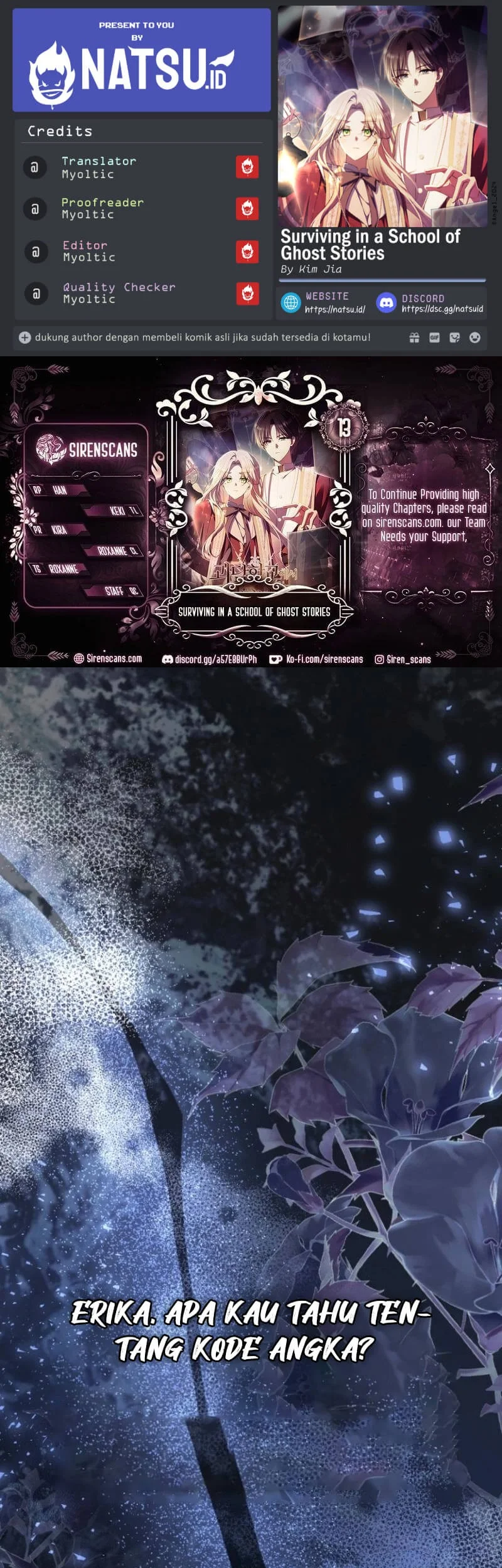 Komik Surviving in a School of Ghost Stories Chapter 13 gambar nomor 1