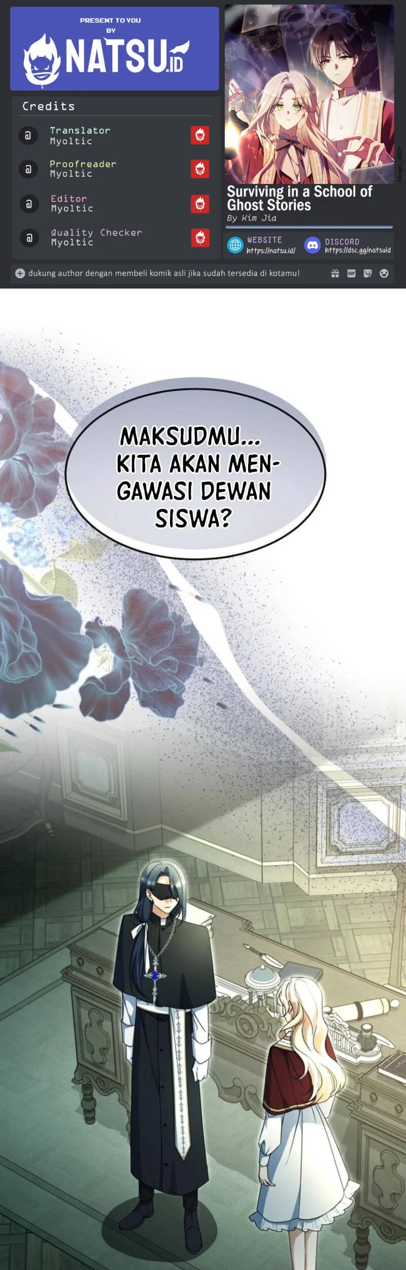 Komik Surviving in a School of Ghost Stories Chapter 17 gambar 1