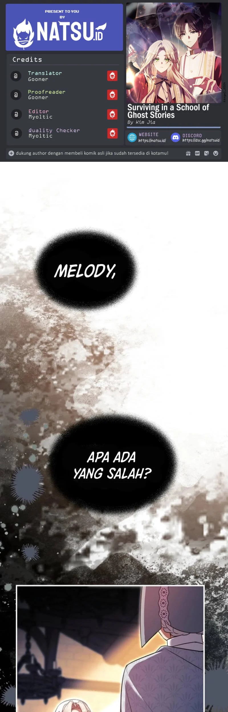 surviving in a school of ghost stories chapter 3 - Page 1