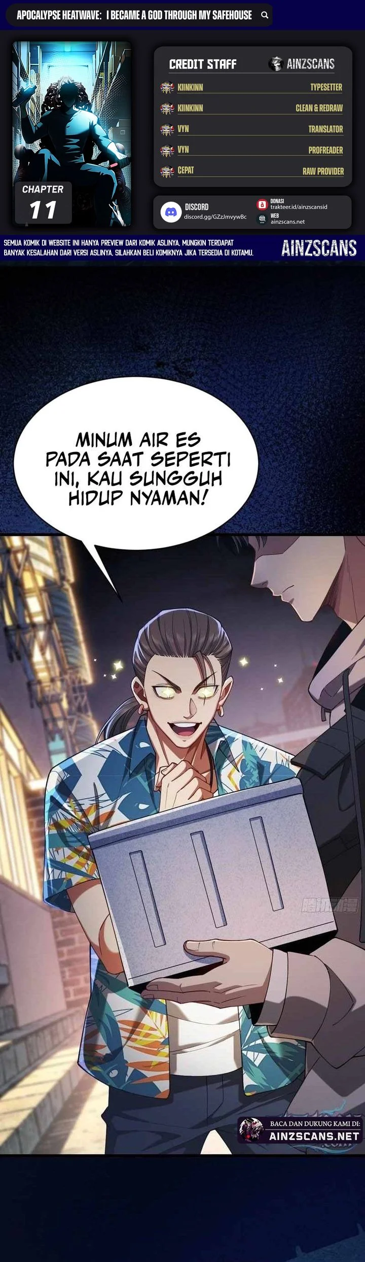 surviving the heat apocalypse with my god tier safehouse chapter 10 - Page 1