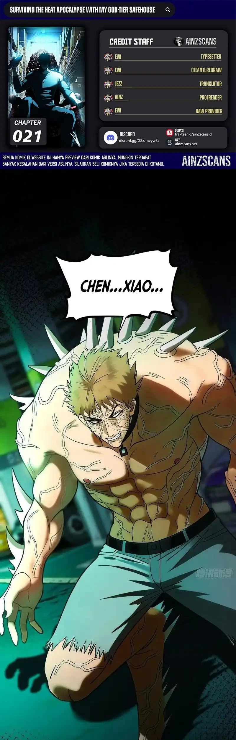 Komik Surviving the Heat Apocalypse with My God-Tier Safehouse Chapter 21 gambar 1