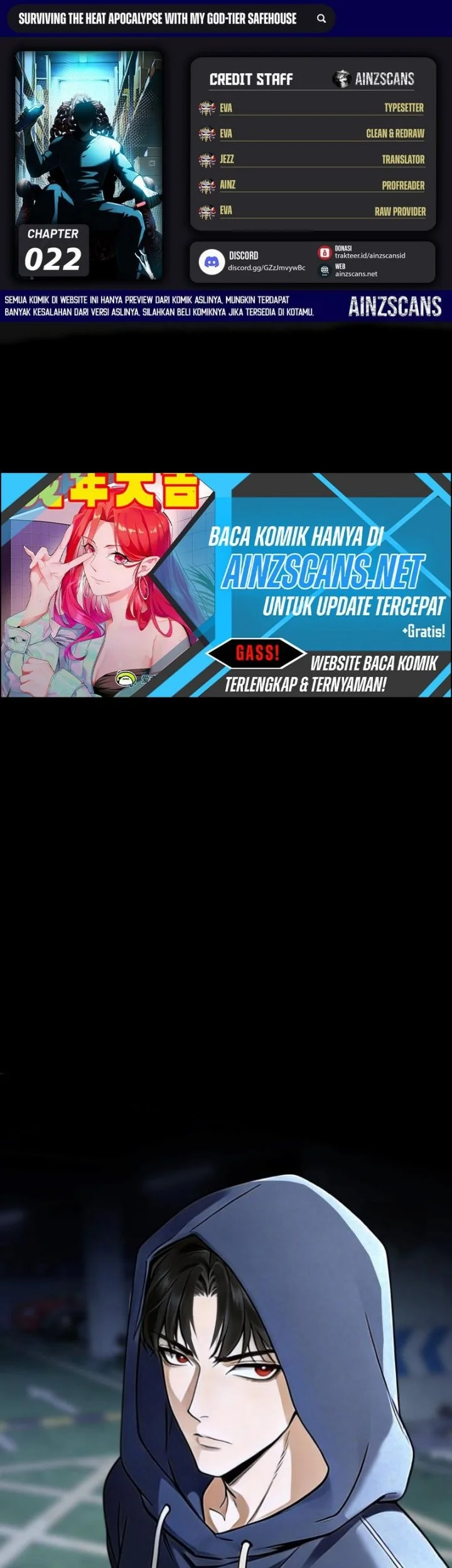 Komik Surviving the Heat Apocalypse with My God-Tier Safehouse Chapter 22 gambar 1