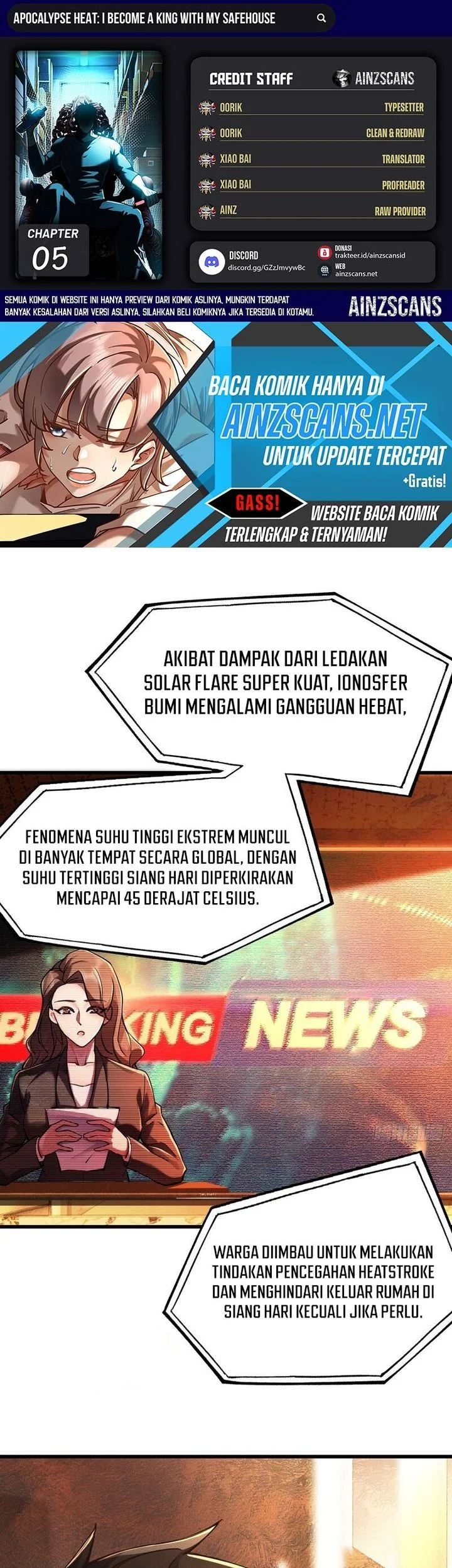 surviving the heat apocalypse with my god tier safehouse chapter 4 - Page 1