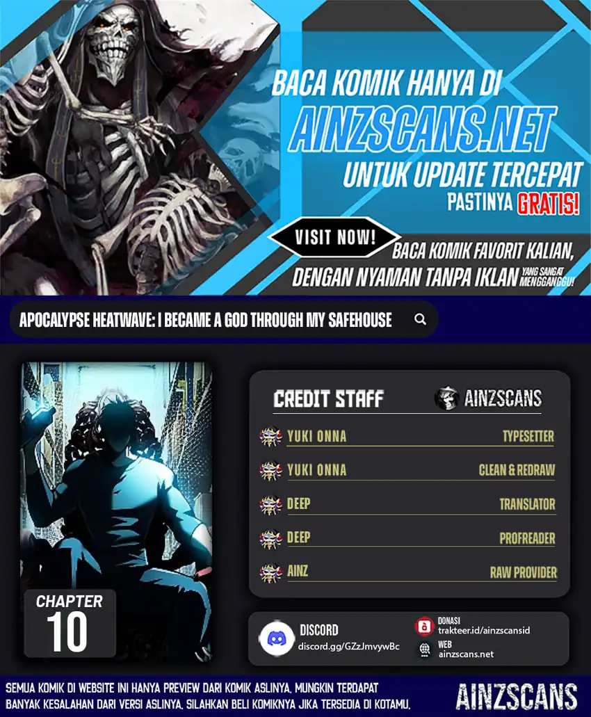 surviving the heat apocalypse with my god tier safehouse chapter 9 - Page 1