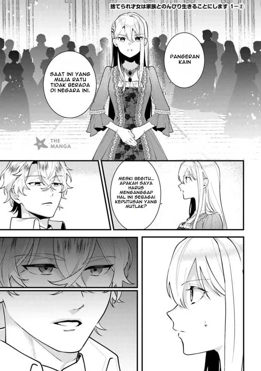 Manga Suterare Saijo Wa Kazoku To Nonbiri Ikiru Koto Ni Shimasu Chapter 1.2 gambar nomor 2