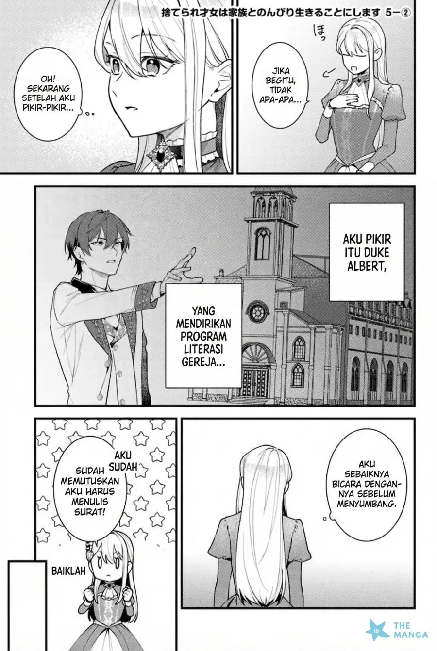 Manga Suterare Saijo Wa Kazoku To Nonbiri Ikiru Koto Ni Shimasu Chapter 5.2 gambar 2