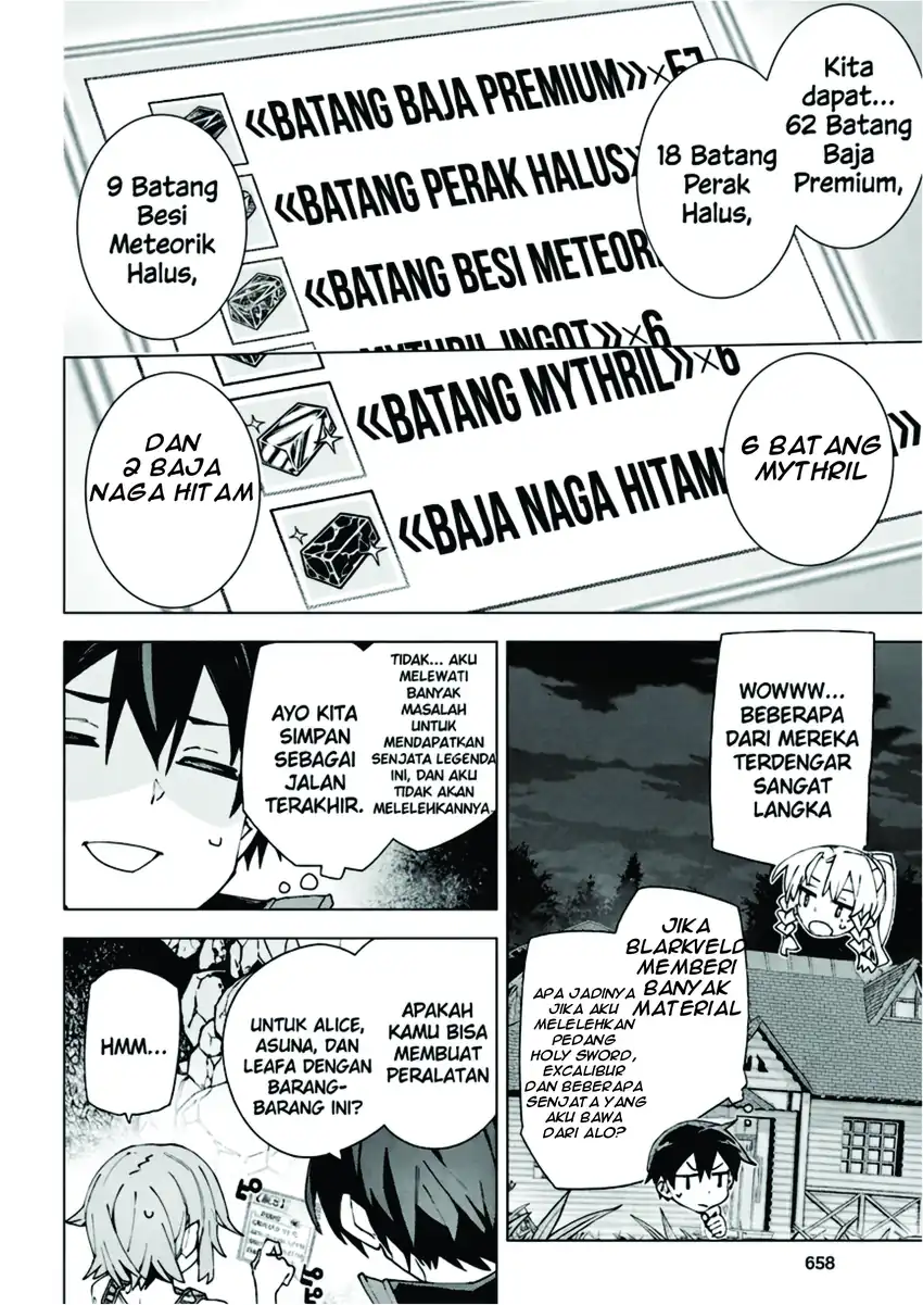 Sword Art Online Unital Ring Chapter 13.1 Gambar 18