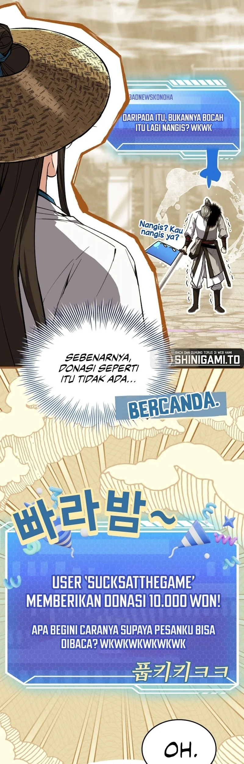Sword God's Livestream Chapter 36 halaman 8