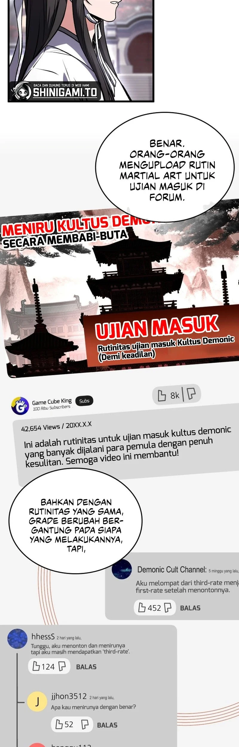 Sword God's Livestream Chapter 40 Gambar 55